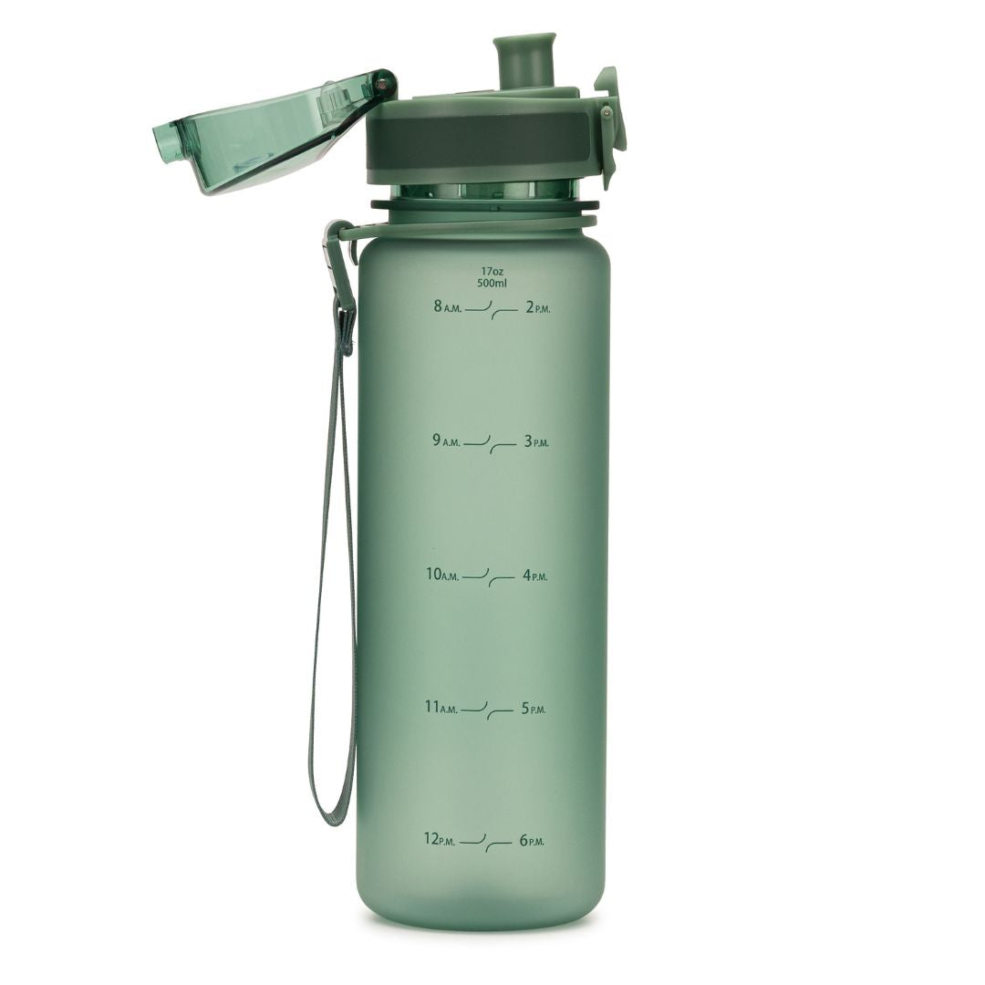 500 mL Sportflasche mit Zeitmarkierung – Hydracy DE